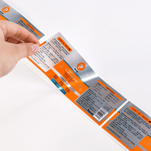Customisable Vinyl Adhesive Logo Labels Medicine Packaging Waterproof Roll UV Printing Gold Hot Foil Stamping ISO Certified - Product Image 4