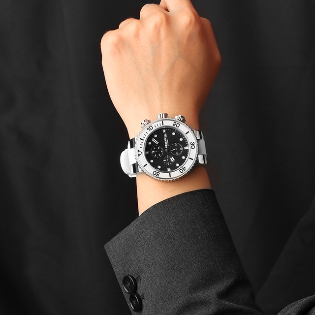New Design Cartoon SEIKO Movement Luxury Stainless Steel Watch with Sapphire Crystal Chronograph 20BAR Water Resistance for Men