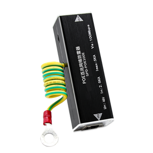 อินเทอร์เฟซป้องกันไฟกระชาก 100Mbps Gigabit Ethernet Signal Lan Rj45 สำหรับกล้องวงจรปิดเครือข่าย POE - Product Image 3
