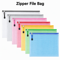Sac de rangement souple et réutilisable en PVC maillé imperméable avec fermeture éclair pour organiser les documents et papiers importants - Vente en gros usine