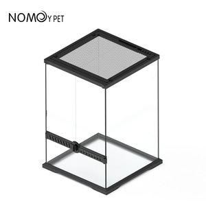 Terrario Ecológico de Doble Puerta con Cristal Panorámico para Ranas de Cuerno, Serpientes de Maíz Shougong y Reptiles - Caja de Alimentación para Mascotas - Product Image 1