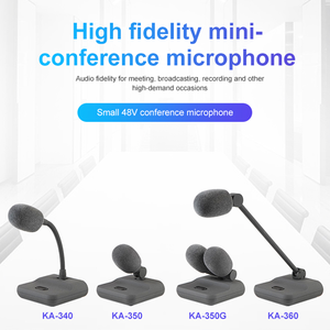 Microphone à col de cygne professionnel Gooermi pour podium, diffusion de <span class=keywords><strong>nouvelles</strong></span> et enregistrement en studio - Product Image 2