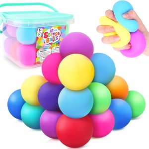 TPR Decompression Flour Ball Squeezing Toy Soft Rubber Slow <b>Rebound</b> Venting Anti Stress Toy Fidget Toy Squeeze Ball for Kids - Product Image 1