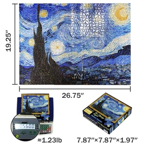<span class=keywords><strong>Puzzle</strong></span> en papier DIY grand format pour adultes, anti-stress et stimulant l'intelligence, modèle <span class=keywords><strong>Van</strong></span> <span class=keywords><strong>Gogh</strong></span> Montagne Sainte-Germain, très tendance et en forte demande - Product Image 6
