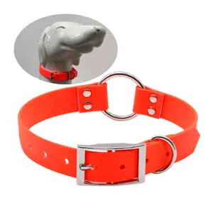 Personalized PVC Breakaway Dog Collar with Reflective Features Quick Release TPU LH Solid Pattern Welded Center O Ring for Pets