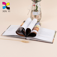 Reliure à coudre personnalisée en usine, motif clair, livre relié pour recettes