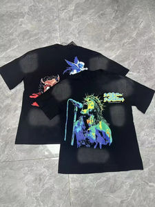 Camiseta Extra Grande para Hombre, Diseño Exclusivo, Alta Calidad, Réplica 1:1, Algodón Puro, Ecológica, Estilo Y2K - Product Image 3