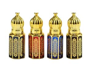 Flacon de parfum rechargeable électroplaqué 6ml 10ml avec bille roulante, flacon de parfum arabe pour emporter avec vous - Product Image 1