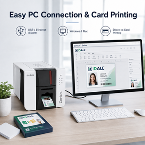 Stampante per Card Plastificate di Grande Successo Evolis Zenius 2 300dpi a Singolo Lato per Tessere ID in PVC - Product Image 2