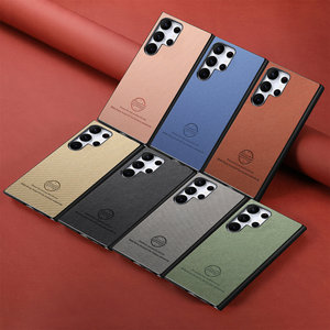 Étui de téléphone populaire en cuir PU à grain tissé pour <span class=keywords><strong>Samsung</strong></span> Galaxy S26 S25 S24 S23 Ultra A07 A17 A37 A57 A16 A36 A56 A15 A35 A55 - Product Image 1