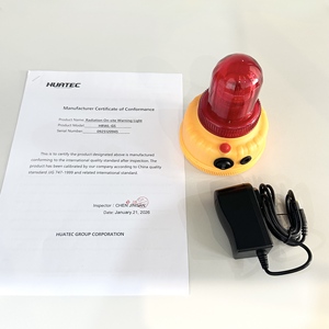 Lampe d'avertissement d'aire radioactive rechargeable HRWL-GS, étanche IP65, alarme de sécurité NDT - Product Image 5