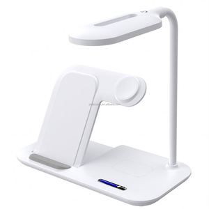 Cargador Rápido Multifunción 5 en 1 con Logotipo Personalizado, Carga Magnética Rápida de 15W con Lámpara LED de Lectura para Teléfono y Auriculares - Product Image 2