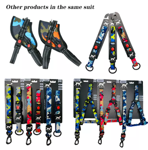 Venta al por mayor de moda tejido grueso reflectante hebillas impermeable Xl sublimación Paracord Blinged cuerda perro collares - Product Image 6