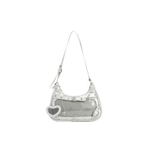 Cute Y2k Womens Shoulder <b>Bag</b> Fashion Elegant <b>Sweet</b> Lolita Jk Ita <b>Bag</b> Transparent Literary Kawaii Exquisite Female Handbag Purse - Product Image 5