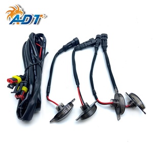 ไฟ LED สำหรับกระจังหน้ารถยนต์ ADT 4 ชิ้น/ชุด สีขาว แดง เหลืองอำพัน 4 SMDs สำหรับเปลี่ยนทดแทน F150 Tundra - Product Image 1