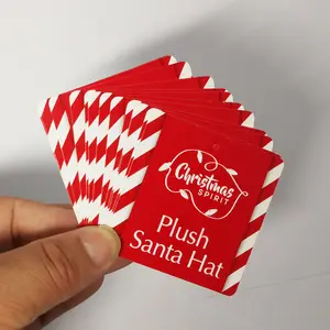 بطاقات ورقية لعيد الميلاد بطاقات ورقية شجرة الكريسماس بطاقات معلقة بطاقات هدايا السنة الجديدة