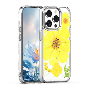 Fundas para celular Xiaomi <span class=keywords><strong>Redmi</strong></span> Note 13 Pro Plus 5G con diseño de flores reales en epoxi, para mujer, bonitas y elegantes. - Product Image 4
