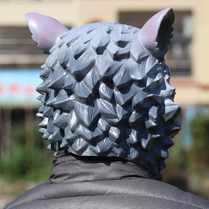 Máscara de cerdo Hiranosugi de látex, talla única, accesorio para cosplay y fiestas - Product Image 4