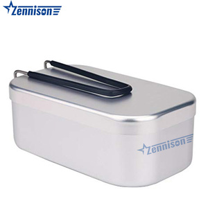Quadrate Aluminum Small Size Lunch Box Camping Military Mess Tin