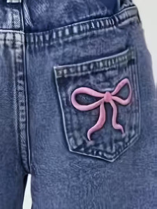 Nuovi Pantaloncini Estivi in Denim per Ragazze, Stile Casual e Alla Moda, Vendita Cross-Border - Product Image 5