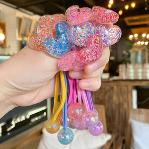 MYLULU, accesorios para niños, Aldabas de cuentas gemelas para el cabello, bolas para niños, bolas para el cabello, corbata, envío gratis, accesorios para el cabello - Product Image 3