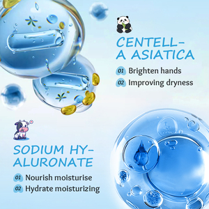 Crème pour les mains apaisante et hydratante au lait et à la pêche OEM SADOER, hydrate et prévient la sécheresse, adoucit les callosités et protège la peau - Product Image 5