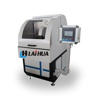 Cortadora de Muestras Metalográficas de Precisión Automática/Manual Integrada, Cortadora de Especímenes Petrológicos para Seccionamiento de Alto Volumen