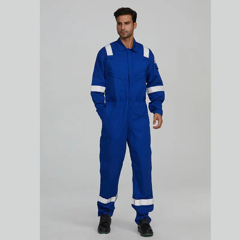 industrial electrical safety suit workwear uniform Fire Resistant Construction PPE Clothing fr coveralls flame retardant