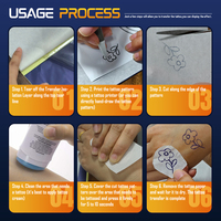Papier pour pochoirs de tatouage pour les artistes tatoueurs, permettant un transfert thermique précis et un traçage fiable des motifs corporels