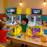 Mini machine d'arcade à griffes, machine à prix en peluche à pièces, machine distributrice de poupées