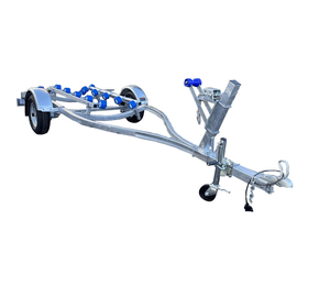 <span class=keywords><strong>Remorque</strong></span> pour jet ski à essieu simple HOIRO avec rouleaux oscillants galvanisés, charge utile maximale de 580 <span class=keywords><strong>kg</strong></span>, taille de 4,05 m - Product Image 1