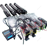 Plateforme de mouvement en aluminium 4 degrés de liberté avec moteur servo 220V et contrôleur pour simulateurs de voiture et de vol à usage domestique