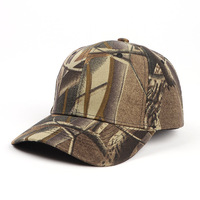 Casquette de baseball camouflage 3D logo brodé personnalisable Casquette imperméable en popeline Oxford Dobby en velours à carreaux Chapeau à 6 panneaux à bord incurvé