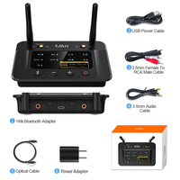 1Mii B03Pro HiFi DAC Audio Bluetooth 5.2 Zender en Ontvanger 3.5mm AUX RCA Optische Ingang & Uitgang Bluetooth Adapter voor TV