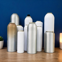Bouteille aérosol en aluminium vide à col fileté, haute étanchéité, anti-fuite, pour produits chimiques industriels, adhésifs et revêtements