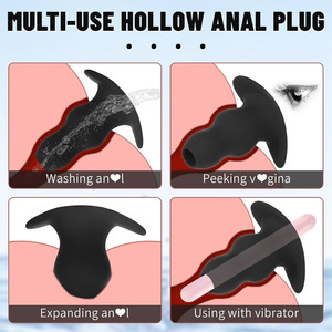 Juguete Sexual para Adultos, Tapón Anal Hueco para Juegos <span class=keywords><strong>Anales</strong></span>, Nuevo Diseño de Tapón Anal Hueco, Productos Sexuales Eróticos, Tapón Anal para Entrenamiento Anal - Product Image 1