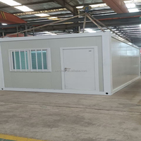 Emballage préfabriqué de haute qualité Maison en conteneur de 20 pieds Cabine d'hébergement en conteneur de bureau pliable portable