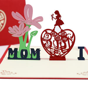 Cartoline regalo Pop-up 3d fai da te personalizzate biglietto di auguri di compleanno di san valentino ti amo cartoncino di Natale - Product Image 5