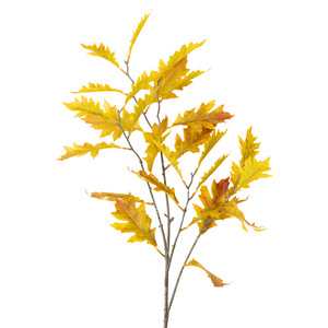 27-piece Single-Branch Oak <b>Leaf</b> Artificial Silk Flowers <b>Fake</b> PlantsVersatile for Outdoor Landscaping Wedding Decor Backdrop - Product Image 1