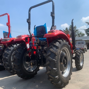 รถแทรกเตอร์ฟาร์มสีแดง ขับเคลื่อน 4 ล้อ แบบเกียร์  ประสิทธิภาพสูง สำหรับงานเกษตร - Product Image 3
