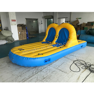 Zhengku gonflable eau jouet bande Wagon remorquable canapé Tube <span class=keywords><strong>4</strong></span> sièges gonflable Disco <span class=keywords><strong>bateau</strong></span> pour jeux de Sport nautique - Product Image 2