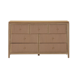 Cómoda de madera de marca ELYSIUM, 7 cajones, muebles de dormitorio de nuevo diseño, proveedor de tocador de madera maciza de roble/Pino/Acacia, fábrica - Product Image 3