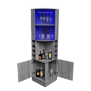 Factory Wholesale Home Furniture Wood <strong>Corner</strong> Shelf Cabinet Chinese Style Multifunctional 4-Shelf <strong>Storage</strong> Living Room Kitchen - Product Image 6