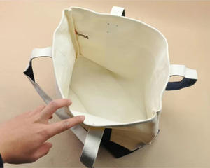 Sac fourre-tout en toile personnalisé imprimé de logo Sac fourre-tout en toile robuste Cadeaux à provisions Sac vintage Sacs à main fourre-tout en toile pour femmes - Product Image 5