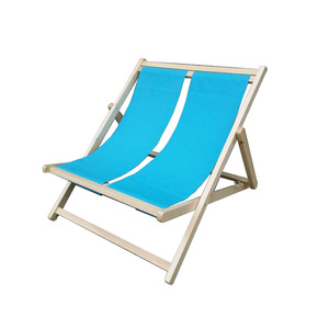 Silla <span class=keywords><strong>de</strong></span> playa <span class=keywords><strong>de</strong></span> madera para exteriores <span class=keywords><strong>de</strong></span> doble asiento <span class=keywords><strong>de</strong></span> alta calidad, gran oferta, tumbona plegable con función portátil para hoteles y parques - Product Image 4