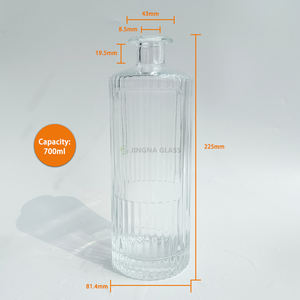 Botellas de vidrio personalizadas reciclables JINGNA <span class=keywords><strong>0</strong></span>,<span class=keywords><strong>7</strong></span> - Product Image 5