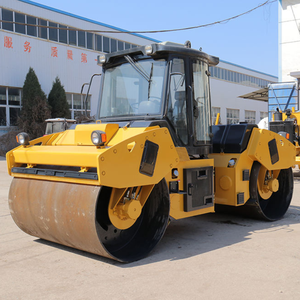 Compacteur à double tambour hydraulique LTC214 14T, rouleau compresseur certifié CE pour la construction d'asphalte et de béton armé - Product Image 1