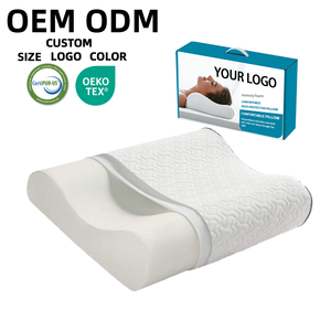 Hot bán loạt sang trọng cao cấp ném chất lượng nhung Bộ nhớ bọt gối khách sạn Ergonomic gối - Product Image 1