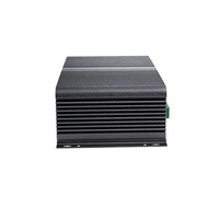 Mini-ordinateur industriel embarqué sans ventilateur avec 4 ports LAN PoE, processeur Intel 3855U/I3 6100U Dual Core 1.6-2.4GHz, OEM/ODM en stock