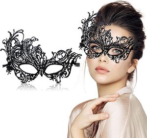 Masques en dentelle pour femmes, costume de fête de mascarade vénitienne, Halloween, carnaval, impression numérique, adapté aux adultes - Product Image 1